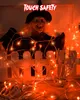 aifulo Halloween Lichterkette Batterie, 3M 30 LED Orange Produktbild-Vorschau 6