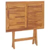 vidaXL 5-tlg. Garten-Essgruppe Klappbar Massivholz Teak Produktbild-Vorschau 4