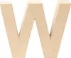 Glorex Papp-Buchstabe W 17,5 x 5,5 cm Produktbild-Vorschau 1