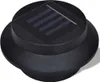 A close-up studio shot of a black solar-powered fence light. Produktbild-Vorschau