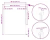 vidaXL Tenda a rullo oscurante grigio 95x130 cm larghezza Anteprima dell’immagine prodotto 8