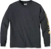 CARHARTT Bekleidung Carhartt Long Sleeve dunkelgrau/orange Produktbild-Vorschau 3