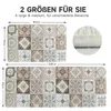 Badteppich Set 2 teilig Badematten Waschbar Badvorleger Produktbild-Vorschau 2