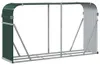vidaXL Houtopslag, groen, 180x45x100 cm, verzinkt staal Productafbeelding-voorbeeld 1
