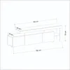 Skye Decor, Beliz - Travertine, Travertin, Fernsehtisch, Produktbild-Vorschau 2