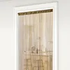 Fadenvorhang Balkontür Insektenschutz 100x245 braun LEONORA Produktbild-Vorschau 9