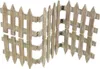 POSIWIO Zaun Braun klappbar mit 4 Scharnieren 60 cm - Produktbild-Vorschau 1