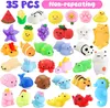 35 pezzi Squishy con carte, nessun doppione Mochi Fidget Anteprima dell’immagine prodotto 2