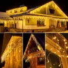 Eisregen Lichterkette 25m Außen1100LED Warmweiß IP44 Produktbild-Vorschau 7