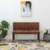 vidaXL Lavice 120 cm Hnědý Velur Náhled obrázku produktu 2