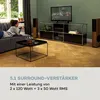 AMP 5100 BT Stereo-Verstärker 2x120 W + 3x50 W RMS BT Produktbild-Vorschau 2