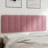 vidaXL Poduszka na zagłówek "Hanko" różowa 140 cm aksamitna Podgląd zdjęcia produktu 2