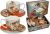Set van 2 kopjes en schoteltjes - V. van Gogh, rozen en Productafbeelding-voorbeeld 1