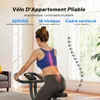 Vélo d'appartement magnétique pliable, MERACH, 16 niveaux, Voir les images du produit 3