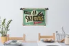 MuchoWow® Wandteppich Wandbehang Ski - Vintage - Plakatwand Produktbild-Vorschau 3