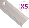 vidaXL Treppenkantenprofile in L-Form 5 Stk. Aluminium 90cm Produktbild-Vorschau 6