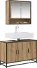 vidaXL Kúpeľňová skrinka Artisan dub 90 x 33 x 60 cm Náhľad obrázku produktu 2