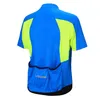 Airtracks Herren Fahrradtrikot Kurzarm Pro T / Blau-Neon-M Produktbild-Vorschau 2