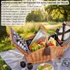 Sänger Picknickkorb Sylt Weide Picknickdecke Weidenkorb 4 Produktbild-Vorschau 9