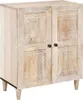 Credenza vidaXL bianca 60 x 33 x 75 cm in legno massello di Anteprima dell’immagine prodotto 8