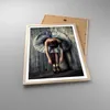 Gerahmtes Poster - Rahmen in heller Eiche - Ballerina Produktbild-Vorschau 3