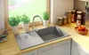 PRIMAGRAN Spülbecken Grau 90x50cm, Granitspüle 1 Becken + Produktbild-Vorschau 6