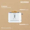 Severin AT 4324, 2 krajíců, Bílá, Plast, 850 W, 0,8 m, 280 Náhled obrázku produktu 10