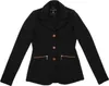 Veste de concours Ekkia EQUITHÈME femme noire avec or rose, Voir les images du produit 1