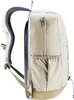 Side view of a beige backpack against a white background. Voir les images du produit