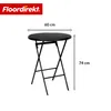 Floordirekt Klapptisch Toyama runder Gartentisch klappbar Produktbild-Vorschau 2