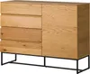 home24 Kommode - Echtholzfurnier / Eisen Produktbild-Vorschau 1