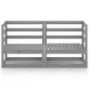 Gartensofa 2-Sitzer Grau Massivholz Kiefer Produktbild-Vorschau 3