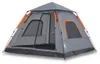 vidaXL Kuppel-Campingzelt 5 Personen Grau und Orange Quick Produktbild-Vorschau 1