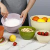 Set di ciotole per insalata con coperchio, ciotole per Anteprima dell’immagine prodotto 7