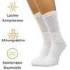 Sportsocken Herren Damen Unisex 43-46 Weiß Baumwolle Produktbild-Vorschau 3