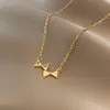Elegantní zlatý náhrdelník Margo s zirkony pro citlivou Náhled obrázku produktu 4