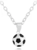 INF Collana con ciondolo calcio D'argento Anteprima dell’immagine prodotto 1