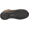 The bottom view of a brown shoe is shown against a white background. Podgląd zdjęcia produktu