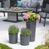 SIENA GARDEN Jardinière LOCON GROOVE, anthracite aspect Voir les images du produit 9