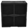 A close-up, front-facing studio shot of a black air purifier filter. Produktbild-Vorschau