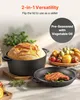 VEVOR Dutch Oven en fonte, 2 en 1 cocotte avec couvercle de Voir les images du produit 4