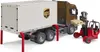 Scania Super 560R Logistik LKW mit Mitnahmestapler Produktbild-Vorschau 2
