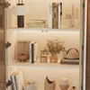 Vitrine mit Goldrahmen 80x160cm, Weiße Vitrine mit Produktbild-Vorschau 5