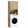 Badschrank Wotan Eiche Rustikal | Kommode für Badezimmer & Produktbild-Vorschau 3