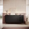 AX LIVING Commode noire Vespasia 163 2T3S – 163,2 cm, style Voir les images du produit 10
