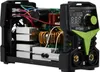 The interior of a welding machine is shown, with its electronic components and wiring visible. Produktbild-Vorschau