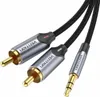 Vention BCNBG, 3.5mm TRRS, Samec, 2 x RCA, Samec, 1,5 m, Náhled obrázku produktu 3