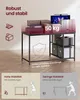 VASAGLE Schreibtisch mit Stauraum, L-Form Computertisch, Produktbild-Vorschau 4