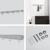 Intirilife Edelstahl Garderobenleiste Modell E - 5 Haken - Produktbild-Vorschau 4