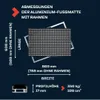 POLENTEX Aluminium Fußmatte für Türen mit Rahmen, 80x60 cm, Produktbild-Vorschau 6